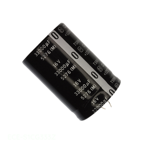 ตัวเก็บประจุแบบสแนป th ผ่านรู33000 uF 20% 16V คาปาซิเตอร์แบบมีรู ECE-S1CG333Z 33000 uF - Product Image 1