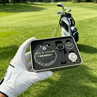 Set de Regalo de Golf Personalizado, Etiqueta para Bolsa de Golf con Diseño 3D, Marcadores de Pelota de Golf Grabados con Láser