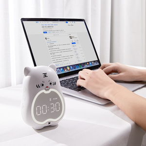 Smart Tiger Alarm <strong>Clock</strong> Lamp USB Rechargeable Kid's <strong>Learning</strong> <strong>Time</strong> Management Table <strong>Clock</strong> With Sleep Lamp - Product Image 1