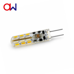 Crystal Chandelier G4 LED Bulb 1W AC/DC <b>12V</b> Silicone Corn Bulb Bi-Pin 360° Sanan Chips Hotel Indoor <b>Lighting</b> CE RoHS - Product Image 4