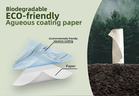Revêtement à base d'eau à double paroi froide 4oz 20oz papier blanc compostable jetable gobelet en papier d'importation de café avec logo doré Chine