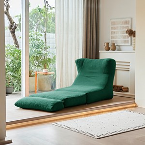 Modern Blue Velvet Reclining <b>Sofa</b> <b>Bed</b> One Seat Armless Fabric Upholstered Living Room Furniture - Product Image 3