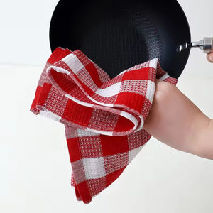 Paños de Cocina de Algodón con Diseño de Waffle, Paños de Cocina a Cuadros Absorbentes y Sin Pelusas para Platos - Product Image 4