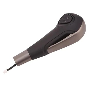 Poignée de levier de vitesses Chevrolet L-08 en cuir gris ergonomique avec commande de changement de vitesse ascendante et descendante - Product Image 4