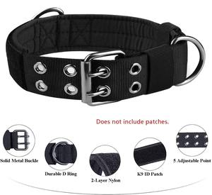 Durable Nylon Metal Heavy Duty Hebilla Pet <span class=keywords><strong>Dog</strong></span> <span class=keywords><strong>Collar</strong></span> Training <span class=keywords><strong>Dog</strong></span> <span class=keywords><strong>Collar</strong></span> Leash Set - Product Image 5