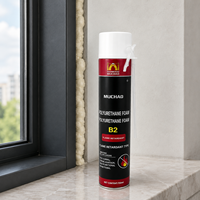 Scellant en mousse de polyuréthane ignifuge A22 750ml, formule spéciale auto-extinguissante pour bâtiments de bureaux et usage résidentiel