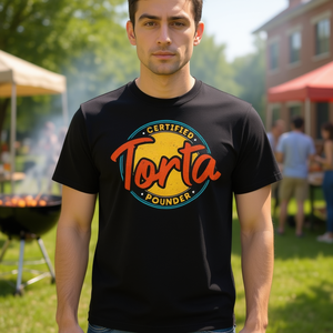 T-shirt Certificata Torta Pounder per Adulti, Unisex, Girocollo, Manica Corta, Abbigliamento Promozionale - Product Image 3