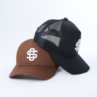 Gorra Deportiva Unisex Yukaihe, Gorra Trucker de Malla de Algodón, con Logotipo Personalizado Impreso, Gorra Trucker de Malla Bordada de 5 Paneles
