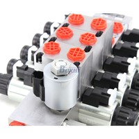 Vanne sectionnelle proportionnelle électrique à 5 bobines DCV56 personnalisable - Fabricant hydraulique et solutions OEM