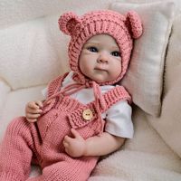 48 cm große, realistische Reborn-Babypuppe mit Kleidung, süßes Neugeborenen-Spielzeug für Kinder, Mädchen, Geschenke, Rollenspiel-Zubehör