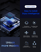 Adaptador Inalámbrico Carplay Fuallwin para Autos 2015+ iPhone 10+ Plug Play Dongle Función de Actualización en Línea ABS+PC+Aleación de Aluminio