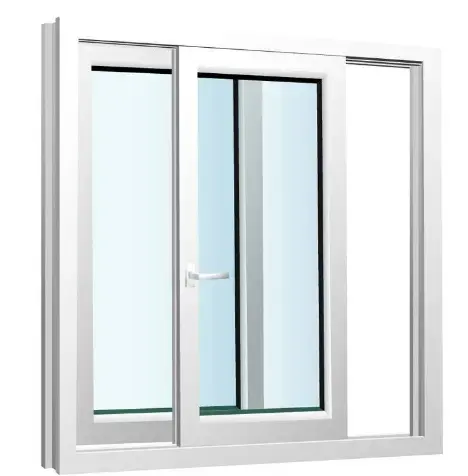 Free sample sliding windows Modern design window tempered glass with UPVC windows