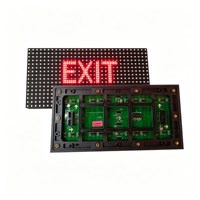 Module LED monochrome rouge P4.75 pour intérieur, résistant à l'usure, pour panneau publicitaire à messages défilants