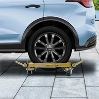 1ton dan 3ton mobil baja kapasitas Dolly dengan tuas mekanik tipe Go Wheel untuk mengangkat mobil