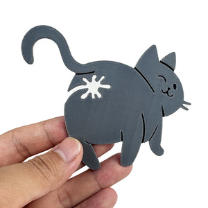 Clip per pane a forma di coda di gatto, in plastica, riutilizzabili, per snack e conservazione del pane, design divertente da 8 pollici e oltre - Product Image 3