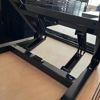 Table de banquet pliable modulaire en forme d'éventail et ronde avec pieds en métal pour mariages et événements