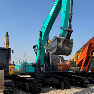 รถขุดไฮดรอลิก Kobelco SK350 มือสองคุณภาพสูง 35 ตัน พร้อมเครื่องยนต์เดิม ชุดเกียร์ PLC ปั๊ม ได้รับการรับรองมาตรฐาน EPA ขายดี - Product Image 1