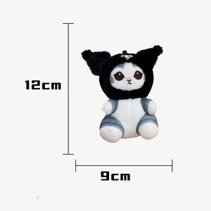 Anime Cartoon Peluche Jouets <span class=keywords><strong>Chat</strong></span> Peluche Porte-clés Jouets <span class=keywords><strong>Chat</strong></span> Peluche Porte-clés Pendentifs Peluche Porte-clés Enfants Cadeaux - Product Image 6