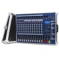 Amplificateur audio haute puissance Biner GT12M Professional 2400W *2 12 canaux pour DJ et karaoké
