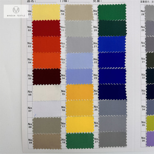 Mindun Hàng Hóa Đã Sẵn Sàng Màu Sắc Dệt Twill Thoáng Khí Tre Mềm Mại <span class=keywords><strong>Polyester</strong></span> Spandex Vải - Product Image 5