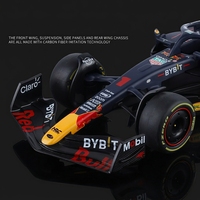1:24 # 1 RB19 F1 - Coche de Carreras de Aleación Premium, Modelo Fundido a Presión, Exquisito para Decoración