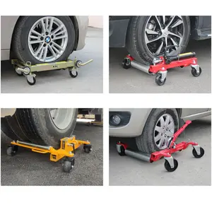 Carrello per sollevamento pneumatici con Jack e ruote per carrelli per carrelli per auto Caravan officina Garage 4 ruote