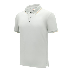 Polo de Manga Corta con Cuello de Punto Waffle de Nailon, Ropa Informal de Negocios Ligera - Product Image 5