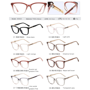 MS 83632 2025 Nuevas Gafas TR90+Metal para Mujer, Gafas Ópticas con Bloqueo de Luz Azul, Monturas Personalizables - Product Image 6