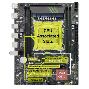 潘德尔新X99-XD4电脑WIFI主板LGA2011-3至强E5四通道DDR4内存SATA3.0 NVMe <span class=keywords><strong>M</strong></span>.<span class=keywords><strong>2</strong></span> USB3.<span class=keywords><strong>2</strong></span> X99主板 - Product Image 2