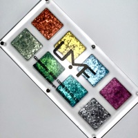 Palette d'ombres à paupières en poudre métallique caméléon personnalisée, usine de cosmétiques OEM, haute qualité, imperméable, multichrome, ombre à paupières privée