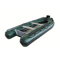 Bateau pneumatique de loisirs en aluminium, bateau pneumatique Zodiac, bateau pneumatique pliable en PVC, bateau pneumatique à fond rigide pour la pêche