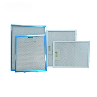 Filtre de hotte de cuisine personnalisé Extracteur de graisse en acier inoxydable en alliage de zinc Filtre d'échappement de ventilateur de hotte de cuisine