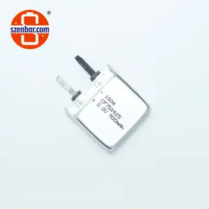Low MOQ 3V 900mAh lipo battery with Active RFID tag CP752425