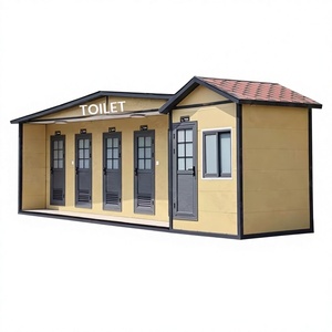 Baño Móvil Metálico Ecológico Tipo Cabaña Apple para Parques, Áreas Escénicas, Calles, Baños Públicos y Duchas - Product Image 3