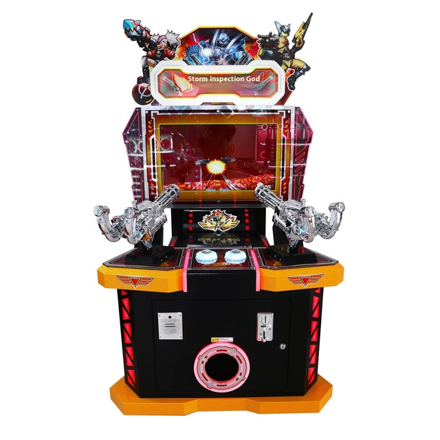 Multiplayer Sniper Shooting Arcade Machine Precision Light Guns HD Realistic Sound Effects English 1 Year Warranty