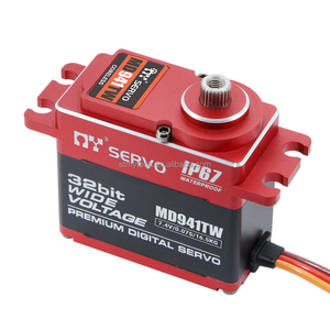 MD941TW 16,5Kg. <span class=keywords><strong>cm</strong></span> 0.07seg/60 ° Servo de engranaje de plástico/Metal sin núcleo estándar con conector JR265mm para piezas de aviones y barcos RC - Product Image 4