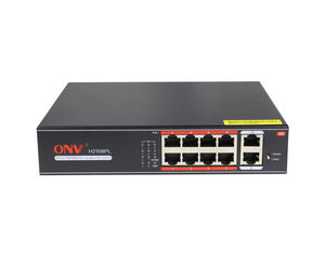 OEM 24V нестандартный Быстрый коммутатор Ethernet PoE 8 + 2 порта для системы наблюдения - Product Image 2