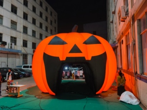 Abóbora Inflável de Halloween para Exterior: Desenho Animado de Terror e Malvadez - Product Image 6