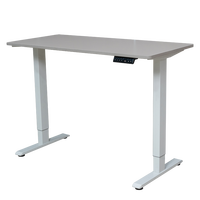 Bureau informatique électrique moderne en métal DNZ021 à hauteur réglable avec fonction assis-debout pour usage professionnel