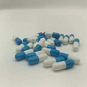 <span class=keywords><strong>Capsule</strong></span> dure 00 Capsules vides végétales blanches bleues - Product Image 2