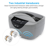 Nettoyeur dentaire ultrasonique numérique Skymen Custom 2500ml JX-2500 120W avec chauffage et dégazage pour le nettoyage en vrac d'instruments dentaires et médicaux
