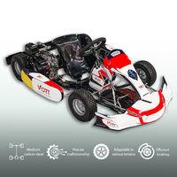 Kart tout-terrain Trail Rider, châssis en acier chromoly 4130, moteur à essence Zongshen 225cc, pneus tout-terrain, kart de course
