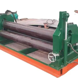 QK Three-roller symmetrical plate rolling machine can be customized according to thickness and width