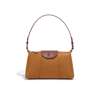 Vegan Pu Soft <b>Nylon</b> Women Sling <b>Tote</b> Bag Luxury Designer Portable Handle Daily Shoulder Handbag - Product Image 5
