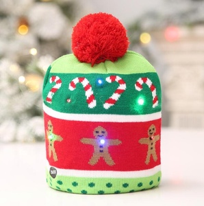 LED Light-up <strong>Christmas</strong> <strong>Hat</strong> Xmas Santa <strong>Ugly</strong> <strong>Hat</strong> Beanie Lights Flashing Cap for New Year Party Unisex Winter Snow <strong>Hat</strong> Sweater <strong>Ugly</strong> - Product Image 3