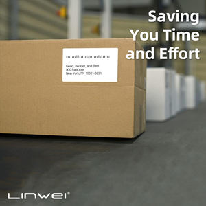 Etiquetas Térmicas de Envío Compatibles con Brother, 62X202mm X 100, 300, Color Negro sobre Blanco, - Product Image 6