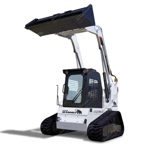 Mesin pemuat skidsteer Mini OJ100-C disambung selip disinfektan
