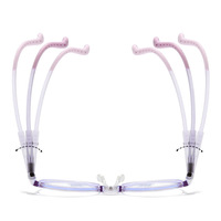 Lunettes anti-lumière bleue unisexes pour enfants, monture souple en TR90, style tendance, pour étudiants, branches antidérapantes, grande monture, motif diamant
