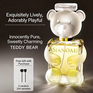 Perfume de Osito de Peluche para Mujer, Aroma Floral Ligero y Duradero de 72 Horas, Ecológico, Spray de 50 ml, Diseño Adorable - Product Image 1