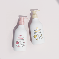 Runxuan nouvelle conception impression couleur personnalisée HDPE plastique 300ml 750ml enfant mignon shampooing Gel douche lavage du corps Lotion pompe bouteille